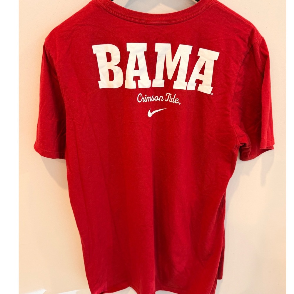 Nike Alabama Crimson Tide BAMA Dri-FIT T Shirt Red Men's Large L NWOT